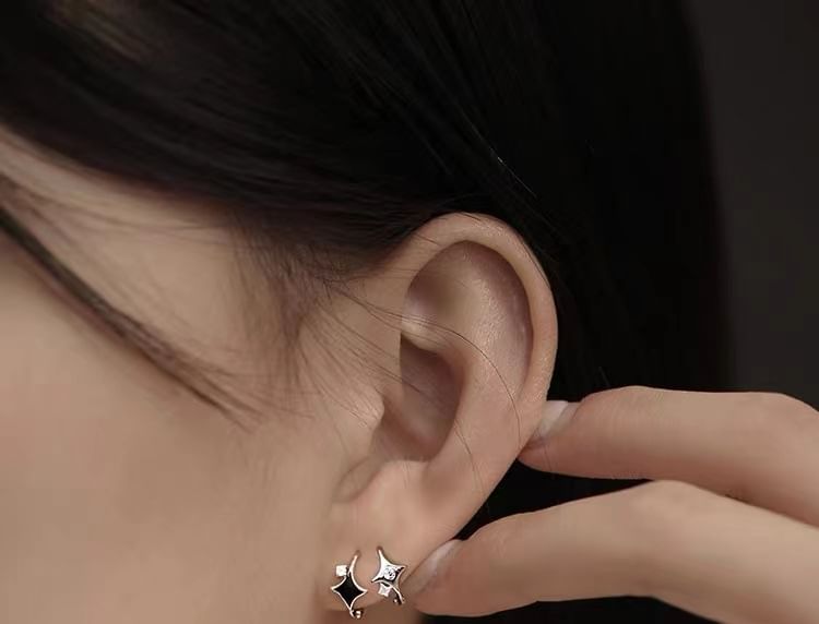 925 Sterling Silver Star Cuff Earring