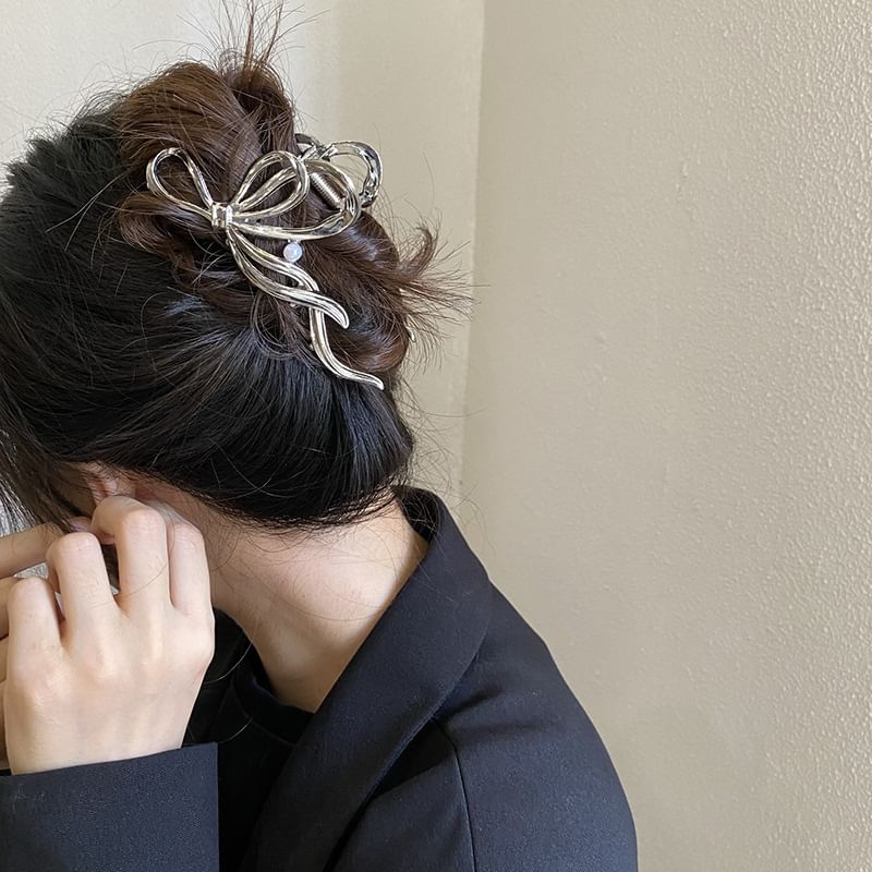 Bow Alloy Hair Claw