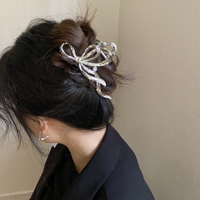 Bow Alloy Hair Claw