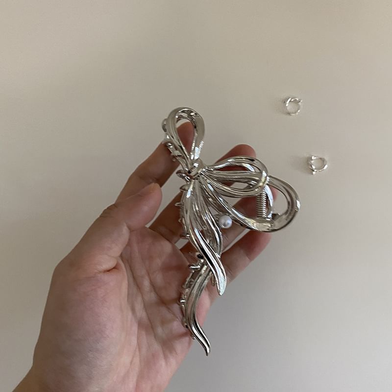 Bow Alloy Hair Claw