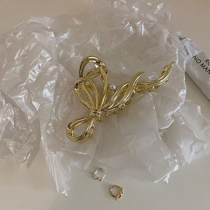 Bow Alloy Hair Claw
