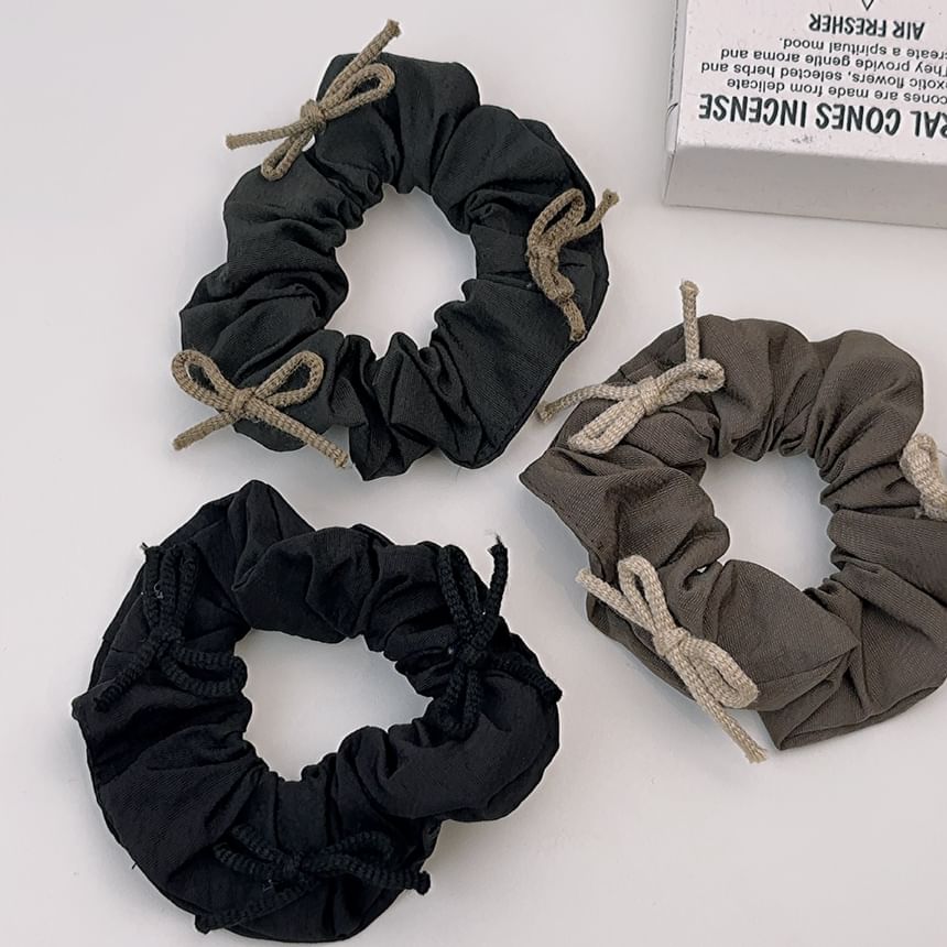 Bow Accent Scrunchie