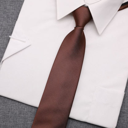 Plain Pre Tied Neck Tie