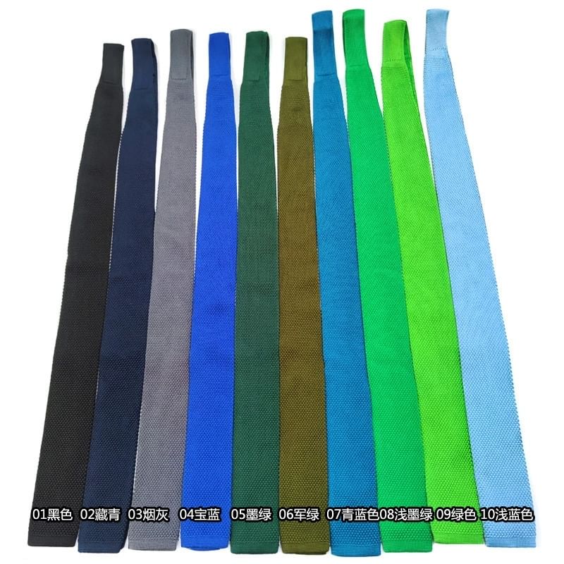 Plain Knit Neck Tie