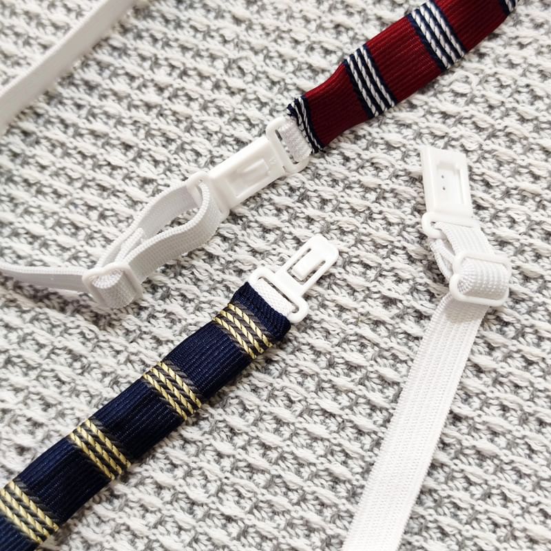Striped Neck Tie / Pre Tied Neck Tie