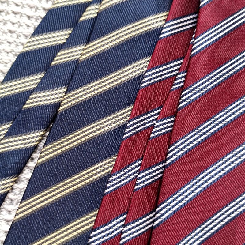 Striped Neck Tie / Pre Tied Neck Tie