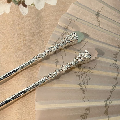 Irregular Faux Gemstone Alloy Hair Stick