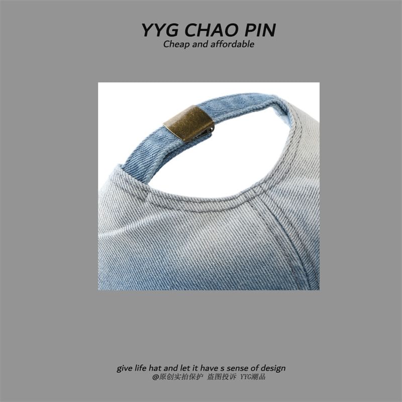 Denim Tie Cap Dye Baseball