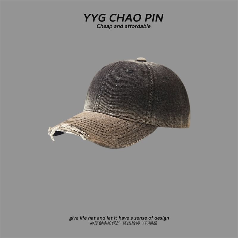 Denim Tie Cap Dye Baseball