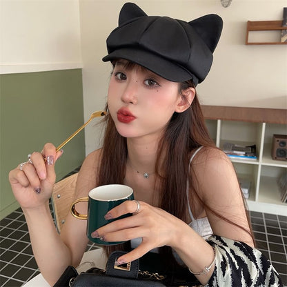 Newsboy Cat Cap Ear