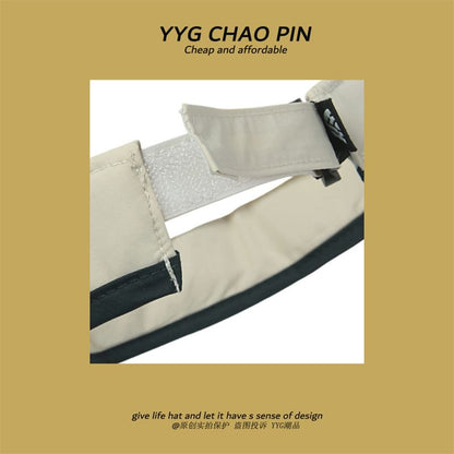 Embroidered Sun Visor Letter