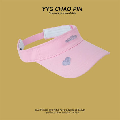 Sun Visor Letter Embroidered