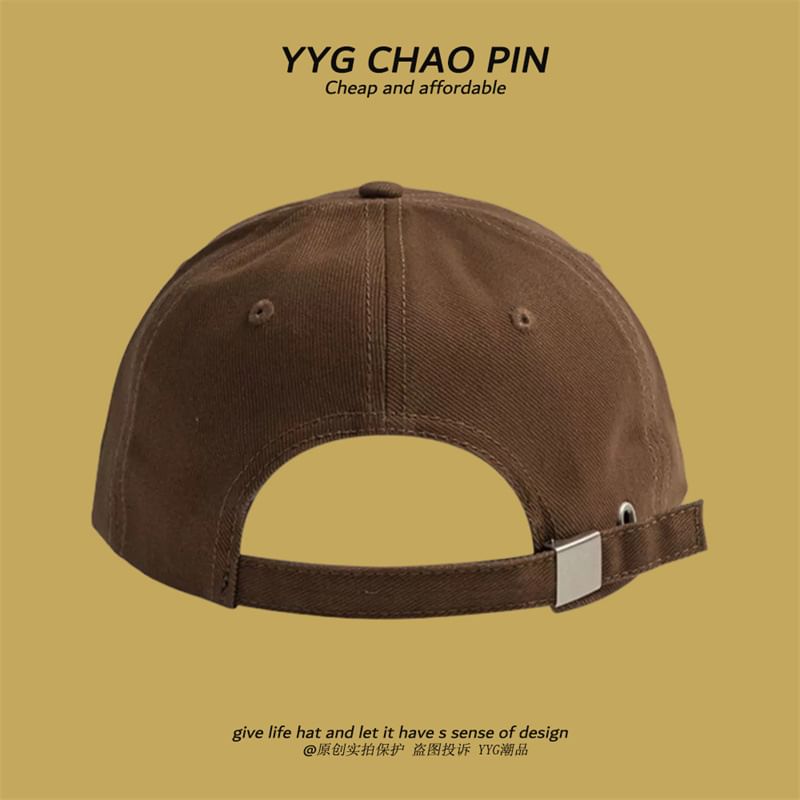 Embroidered Baseball Cap Letter