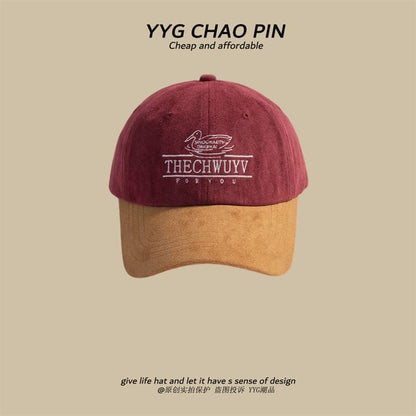 Letter Cap Embroidered Baseball