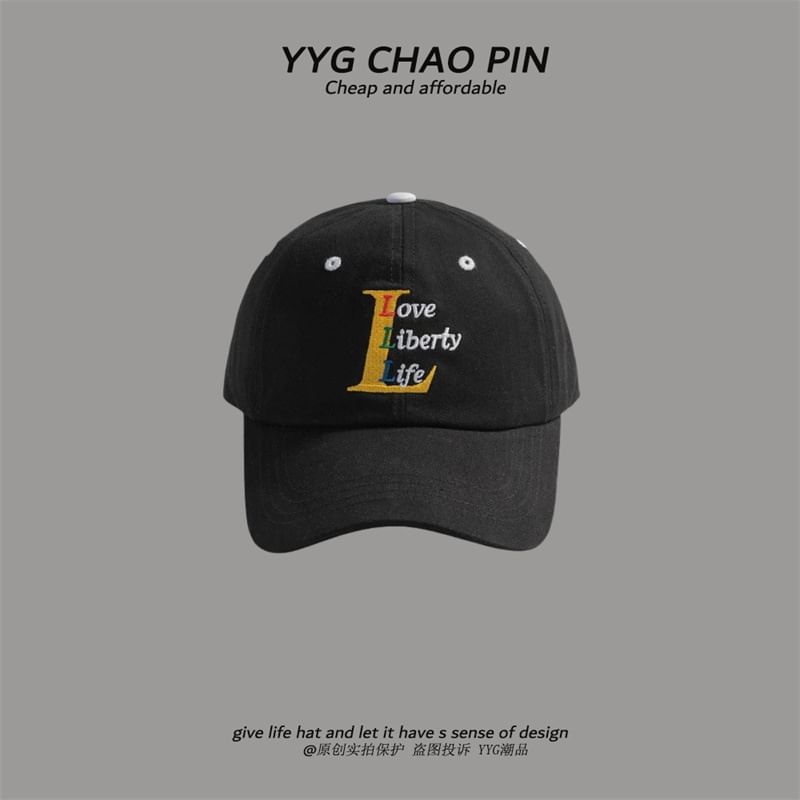 Cap Letter Embroidered Baseball