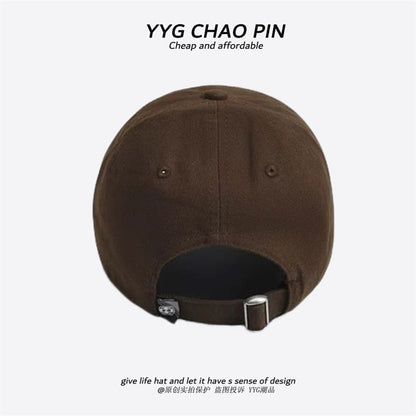 Letter Baseball Embroidered Cap