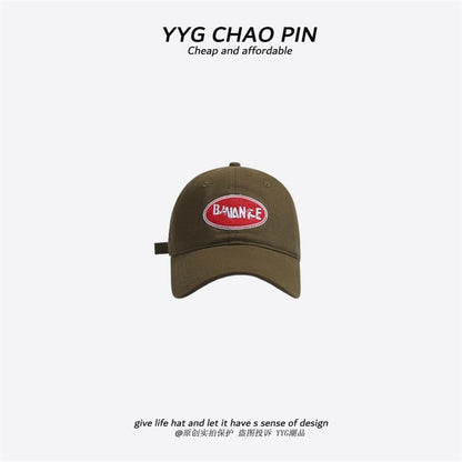 Letter Baseball Embroidered Cap