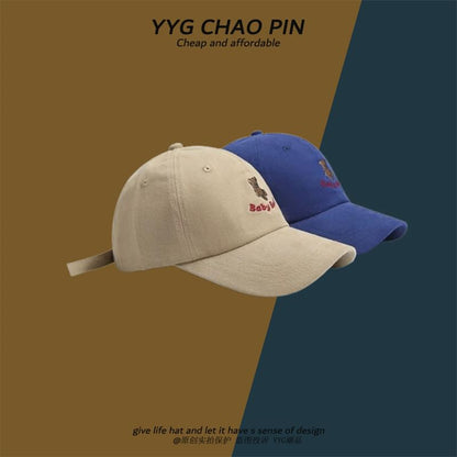 Bear Embroidered Baseball Cap
