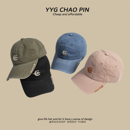 Letter Embroidered Cap Baseball
