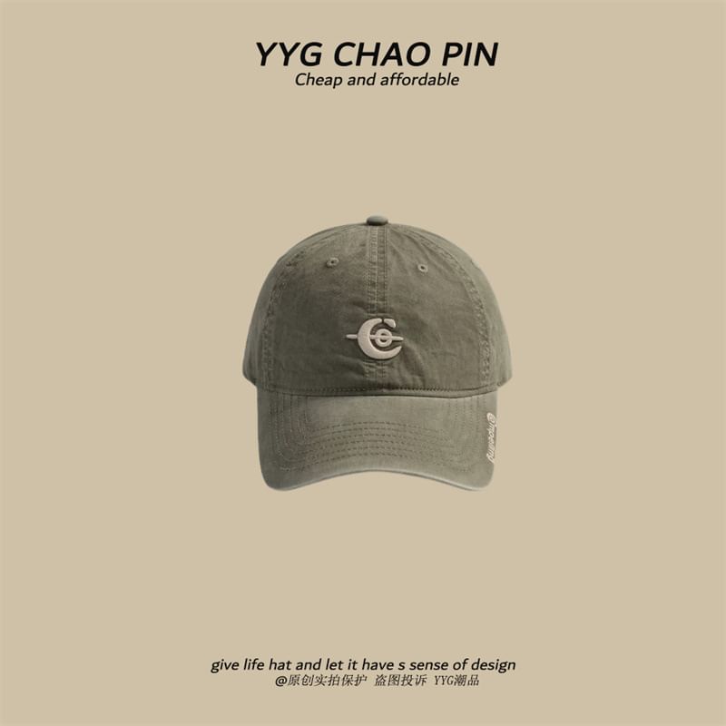 Letter Embroidered Cap Baseball