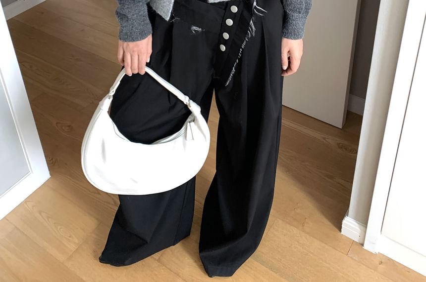 Two-Tone Faux Two-Piece Knit Cardigan