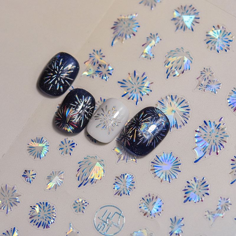 Firework Nail Art Stickers