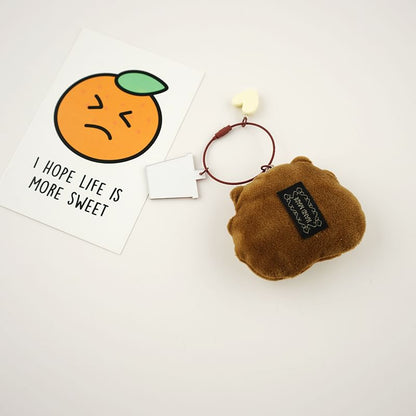 Porcupine Chenille Key Chain / Bag Charm