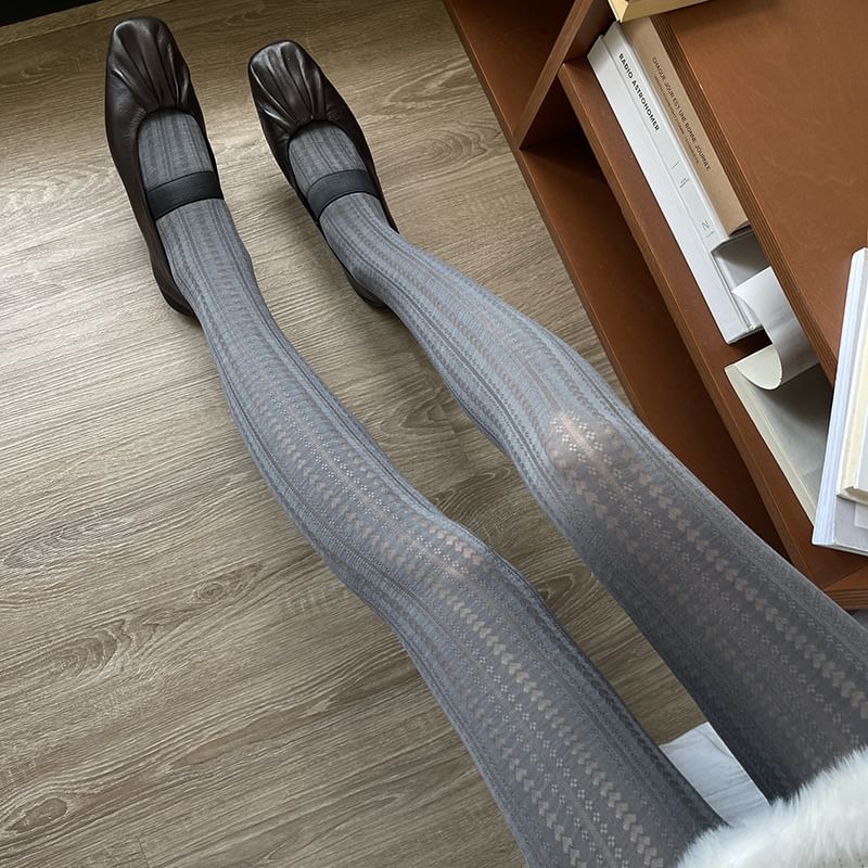 Heart Patterned Tights