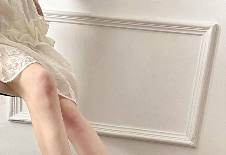 Plain Buckled Ballet Flats