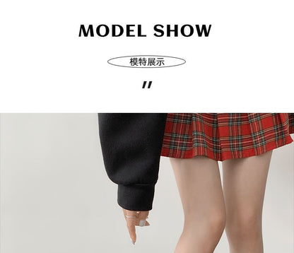 Platform Plain Buckled Short Boots