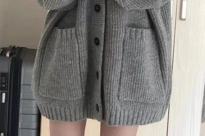 Oversized V-Neck Cardigan