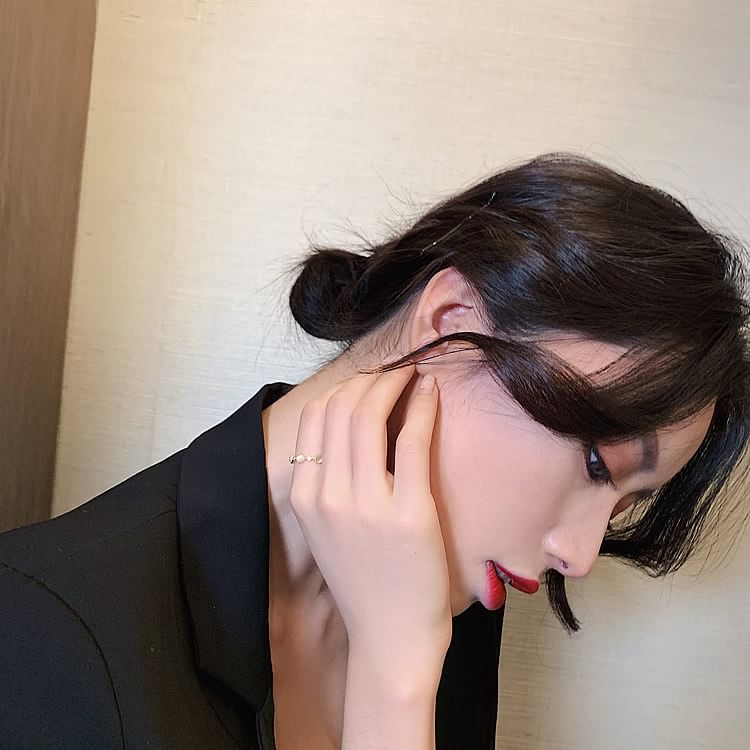 Faux Gemstone Rhinestone Alloy Open Ring (Various Designs)