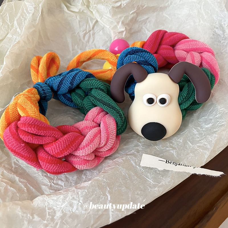 Braided Elastic Scrunchie