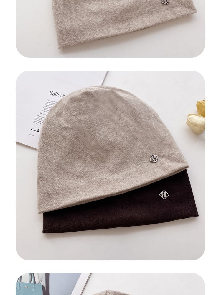 Lettering Accent Beanie