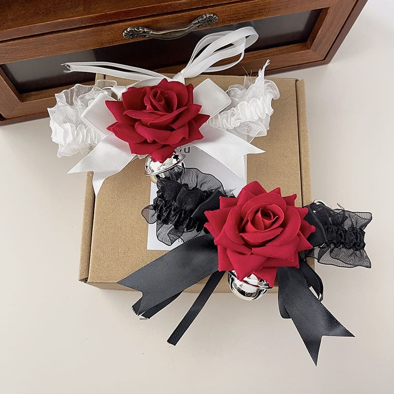 Rose Bell Tulle Choker