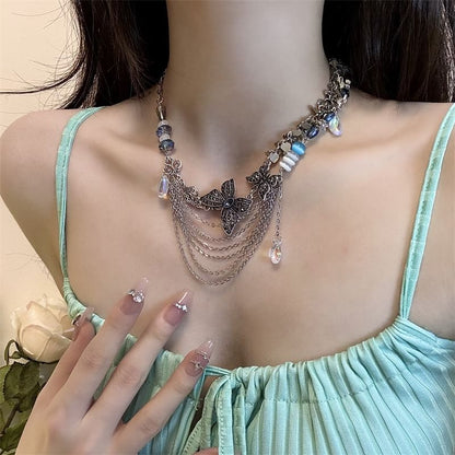 Butterfly Layered Necklace