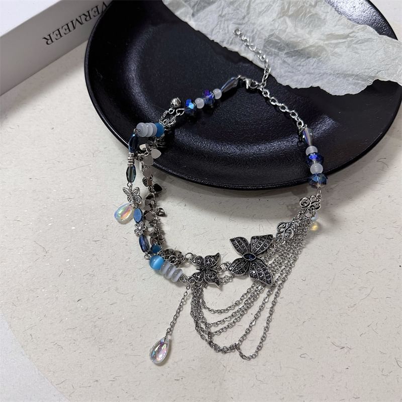 Butterfly Layered Necklace