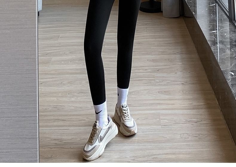 High Waist Two Tone Sports Leggings