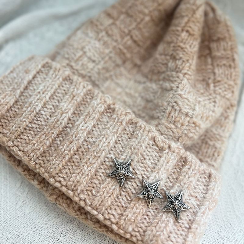 Melange Star Beanie
