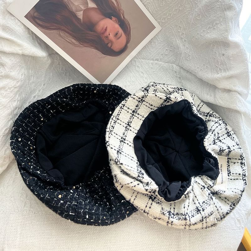 Tweed Newsboy Cap