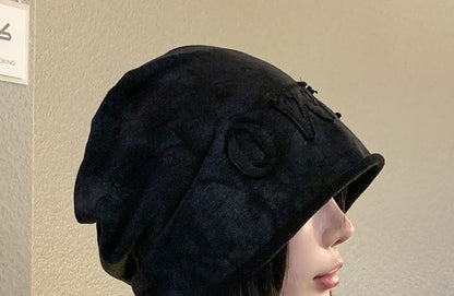 Tie Dye Lettering Applique Beanie