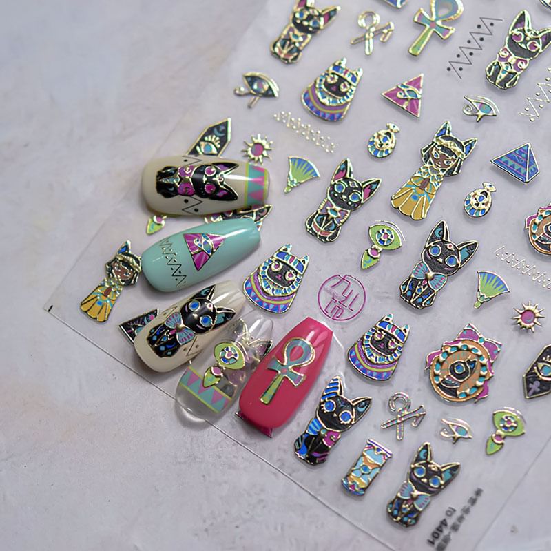 Egyptian Nail Art Stickers