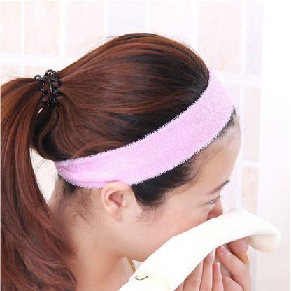 Plain Face Wash Headband