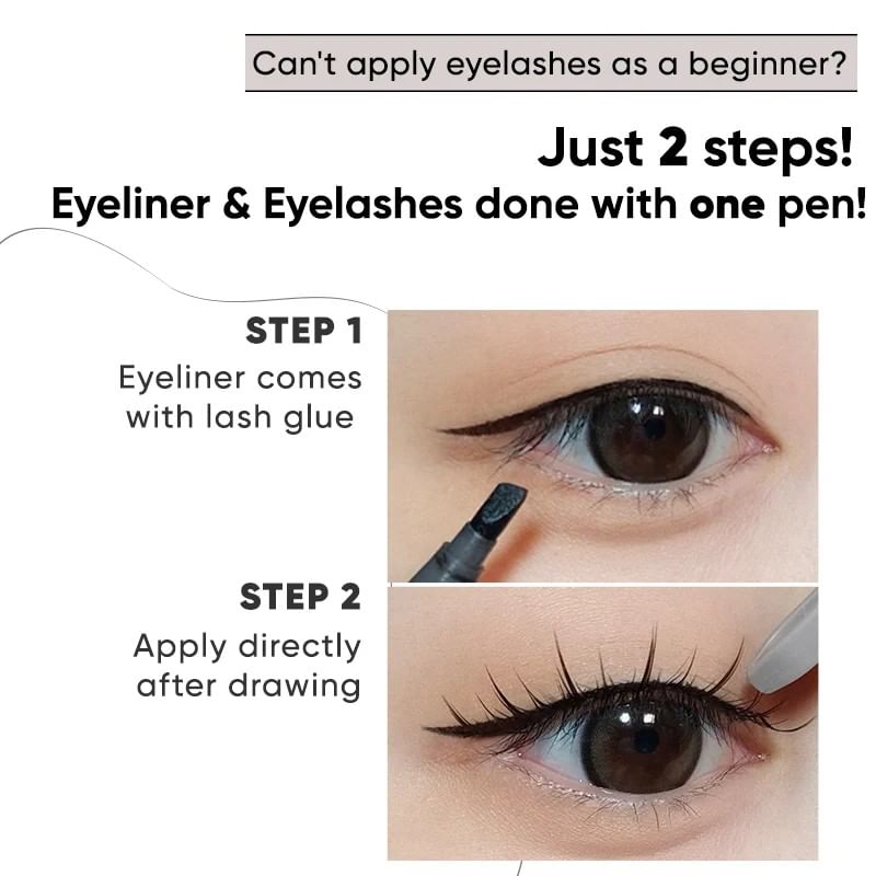 Eyelashes & Adhesive Eyeliner Kit