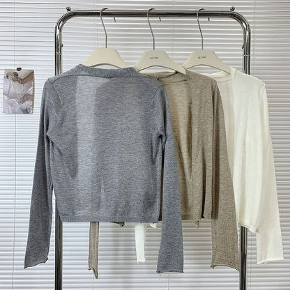Classic Open Front Cardigan