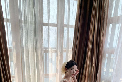 Sleeveless Plain Slit Button Maxi A-Line Dress