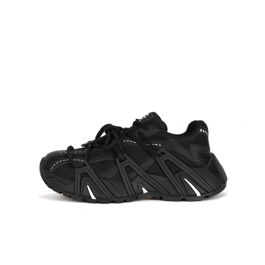 Sneakers Lace-Up Platform