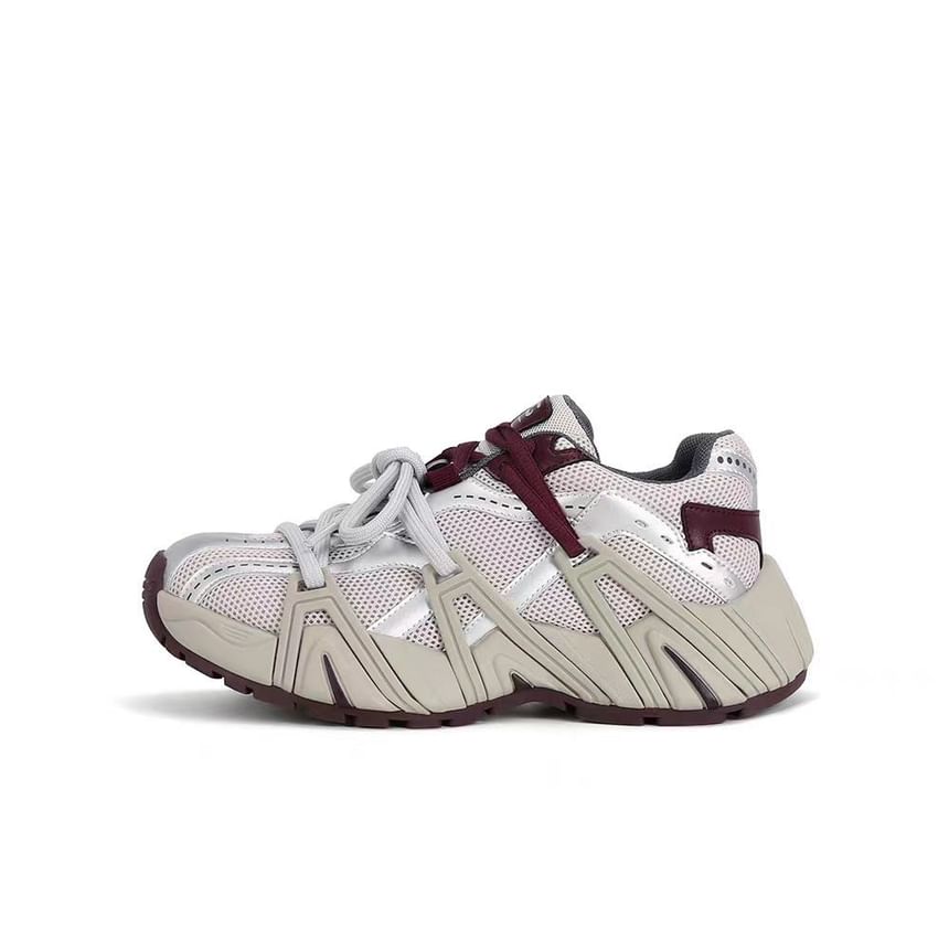 Sneakers Lace-Up Platform