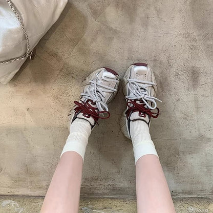 Sneakers Lace-Up Platform