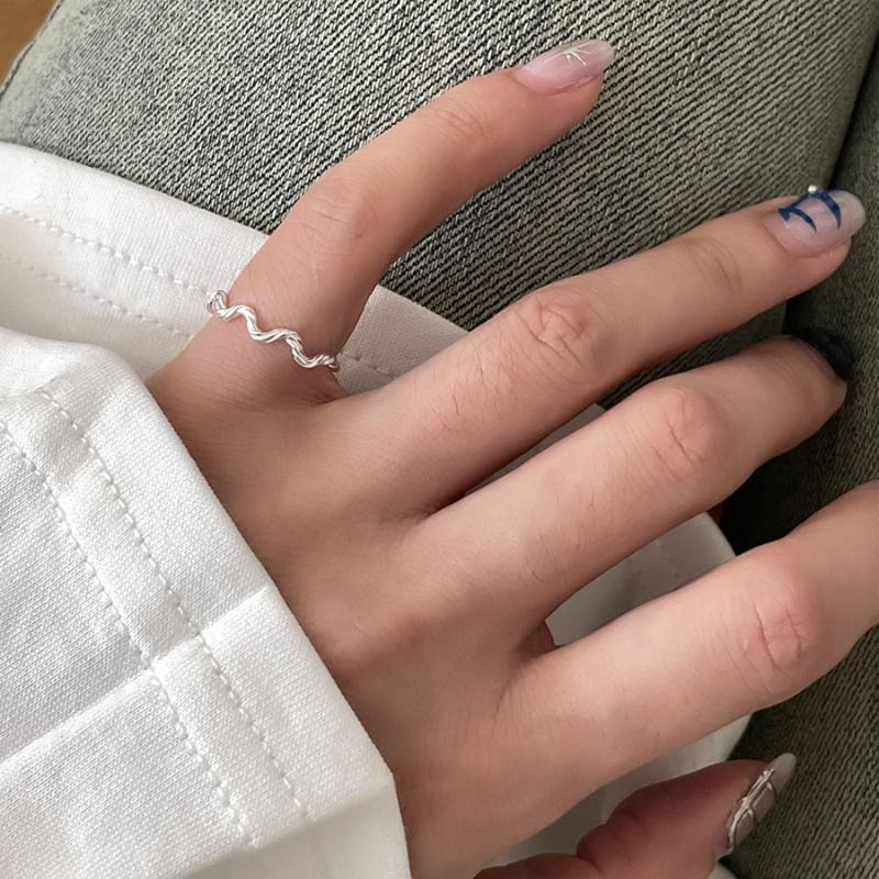 Heart / Bead Alloy Ring